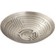 Maze 13 X 3.25 inch Decorative Bowl in Antique Nickel, Set of 3