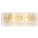 Almeria 2 Light 15.55 inch Antique Brass and Handmade Glass Wall Lamp Wall Light