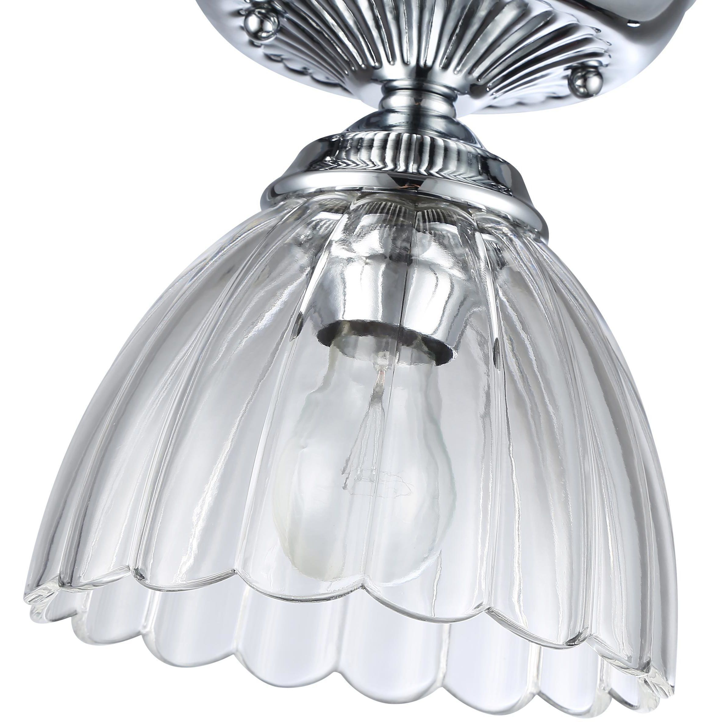 Audra 1 Light 6.88 inch Chrome Semi-Flush Mount Ceiling Light