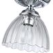 Audra 1 Light 6.88 inch Chrome Semi-Flush Mount Ceiling Light