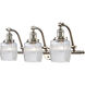 Franklin Restoration Colton 3 Light 27 inch Brushed Satin Nickel Bath Vanity Light Wall Light, Franklin Restoration