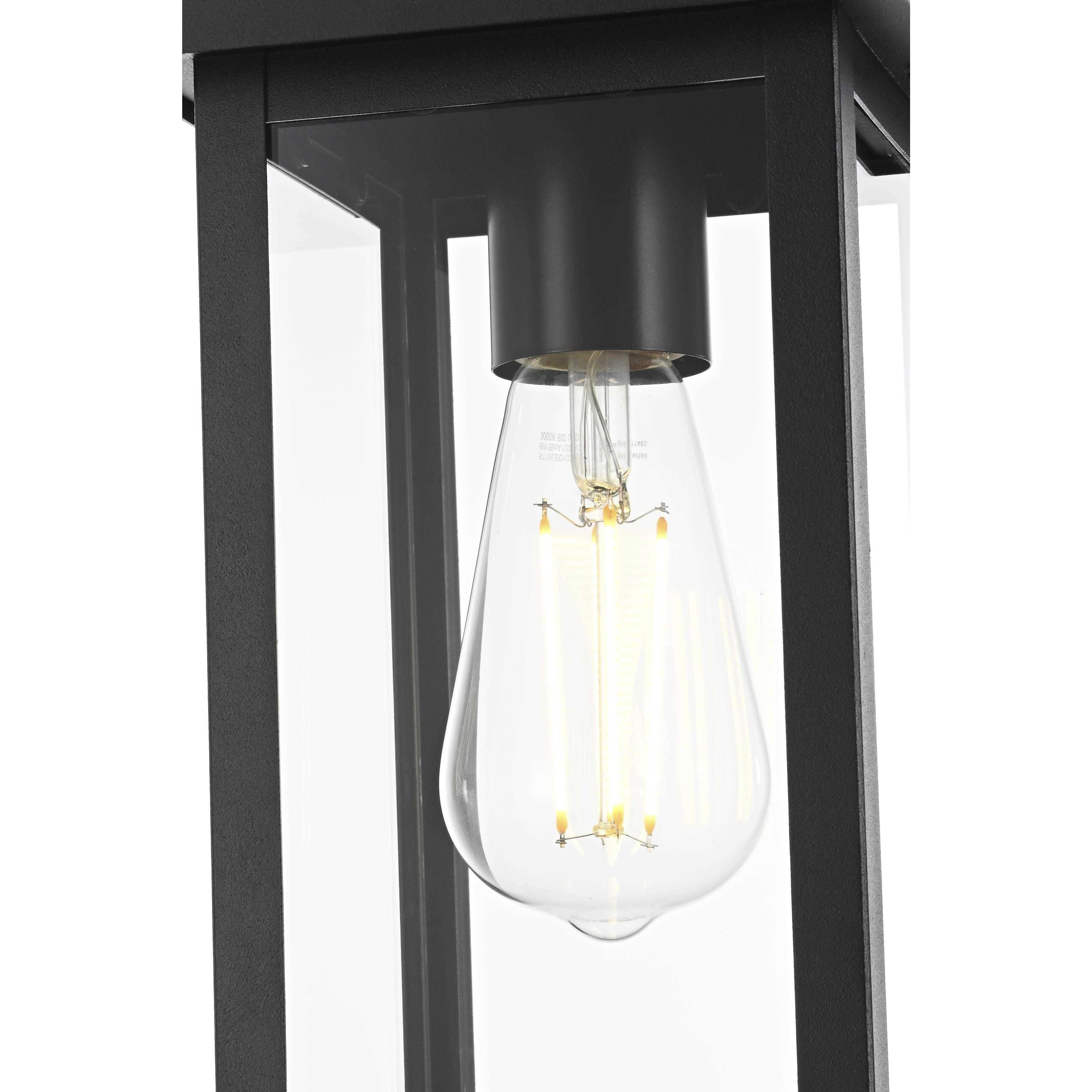Venango 1 Light 6 inch Black Outdoor Pendant