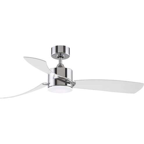 SculptAire 52 inch Chrome with Clear Blades Fan-Uni