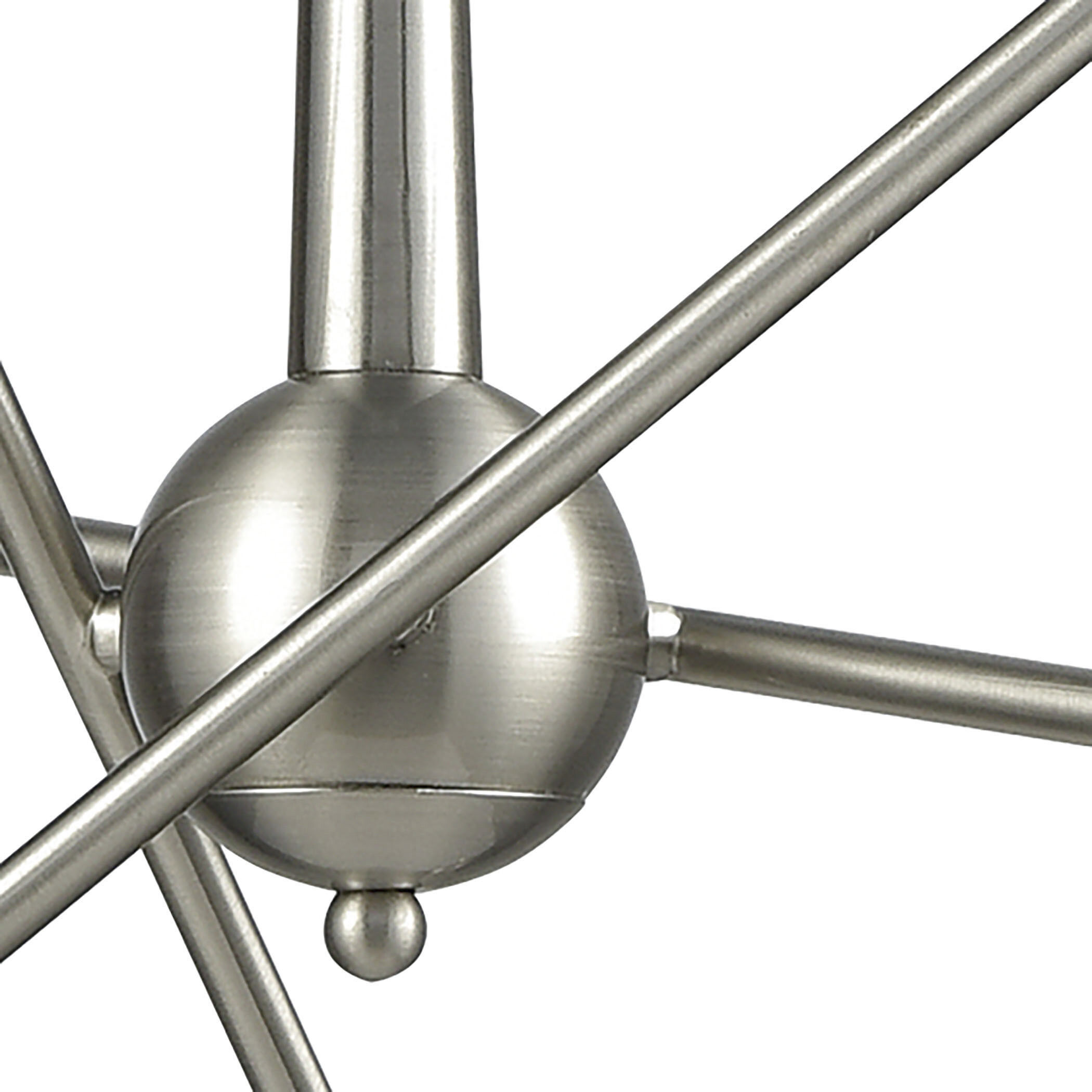 Delphine 6 Light 28 inch Satin Nickel Chandelier Ceiling Light