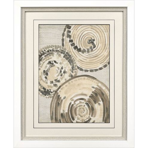 Patterned Baskets Gray and Brown and Multi Framed Art