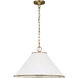 AH by Alexa Hampton Aldric 2 Light 22 inch Gild Pendant Ceiling Light