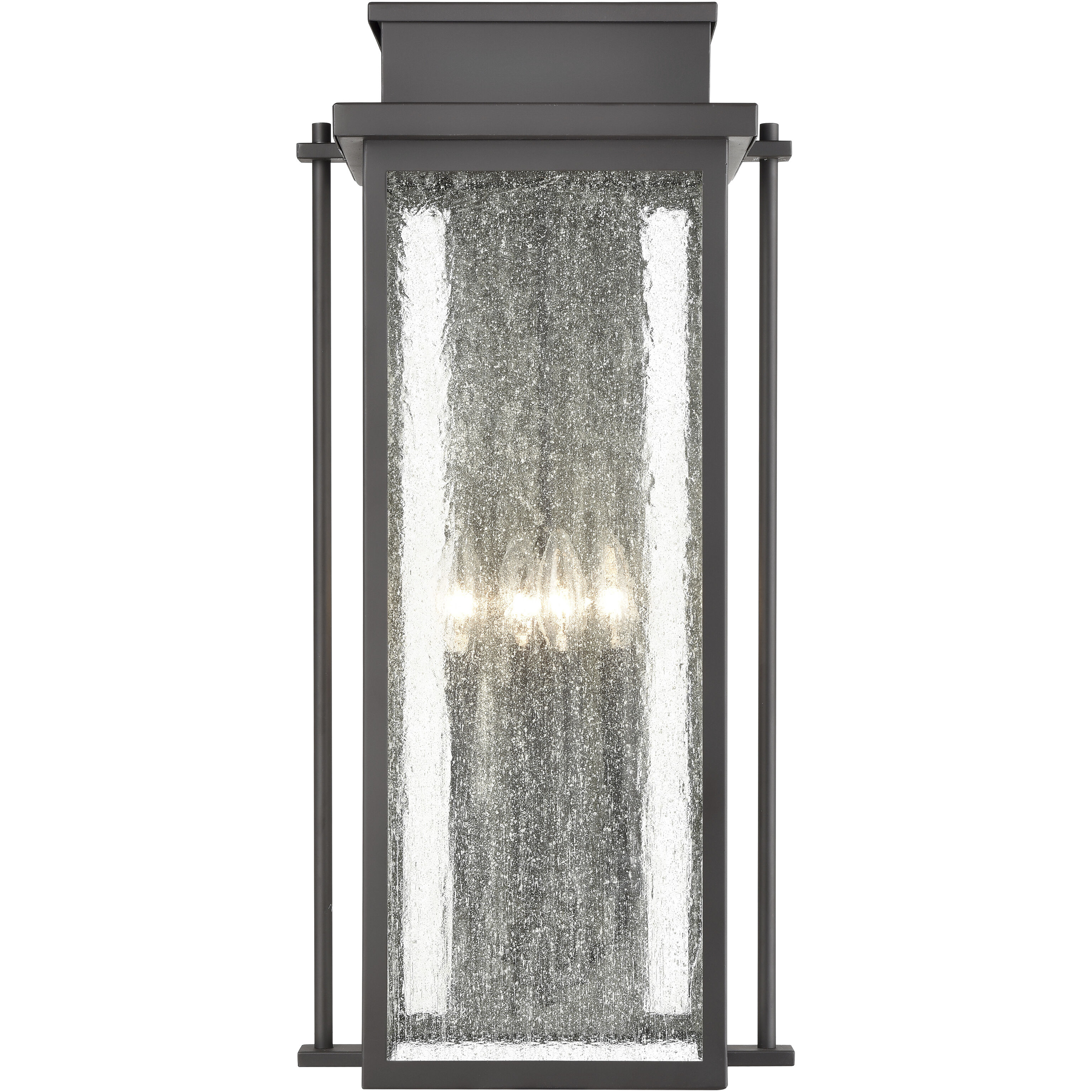 Braddock 4 Light 25.75 inch Architectural Bronze Outdoor Wall Sconce