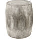 Wotran 17.75 X 16 inch Polished Concrete Accent Table