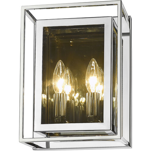 Infinity 2 Light 8.25 inch Chrome Wall Sconce Wall Light