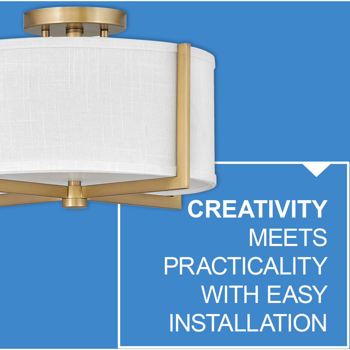 Galerie Axis 2 Light 14.5 inch Heritage Brass Indoor Semi-Flush Mount Ceiling Light