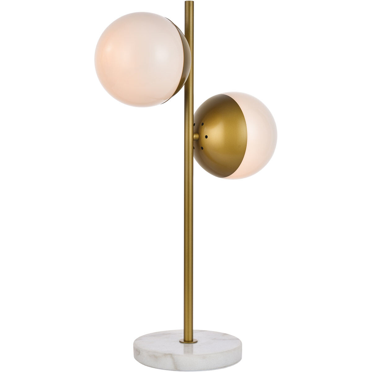 Eclipse 23 inch 40 watt Brass Table Lamp Portable Light