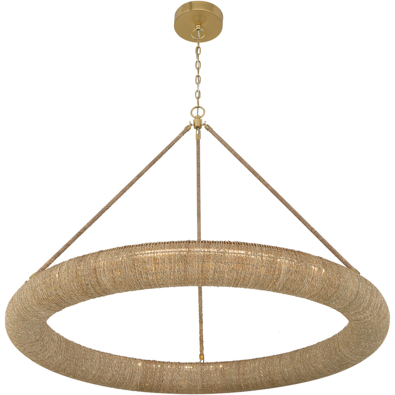 Oakley 1 Light 48 inch Soft Gold Chandelier Ceiling Light