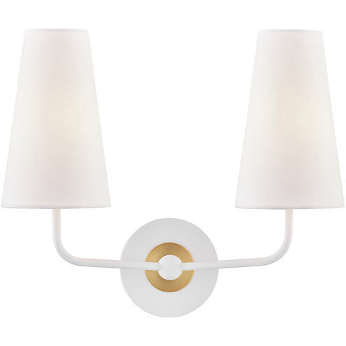 Merri 2 Light 16 inch White Wall Sconce Wall Light