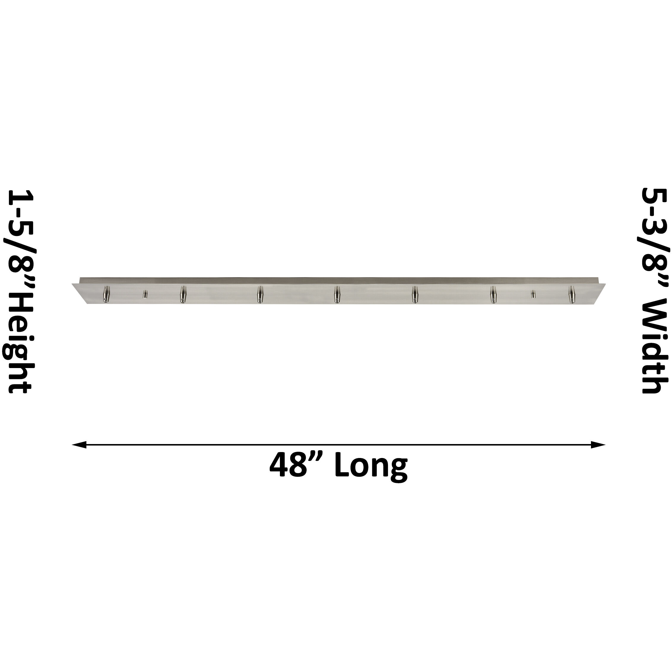 Owego 7 Light 47.5 inch Champagne Bronze Linear Pendant Ceiling Light in Gloss White Glass