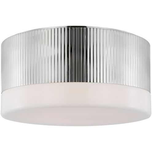 Thomas O'Brien Ace LED 12 inch Polished Nickel Flush Mount Ceiling Light