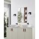 Valentin 1 Light 6 inch Matte Black Vanity Light Wall Light