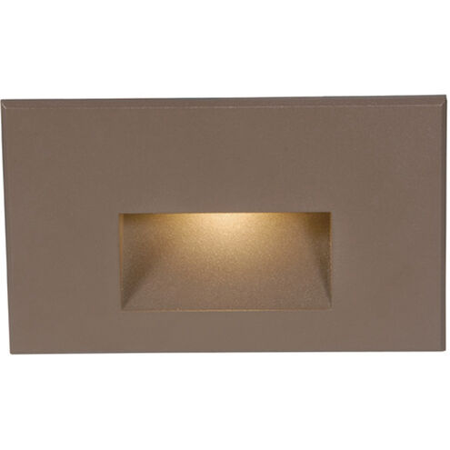 LEDme Step and Wall Lights 277 3.9 watt Bronze On Aluminum Step Light in Red, LED, 23.62 inch