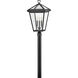 Estate Series Alford Place LED 26 inch Museum Black Outdoor Post Mount Lantern