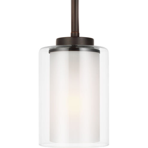 Elmwood Park 1 Light 4.38 inch Bronze Pendant Ceiling Light