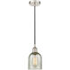 Edison Caledonia 1 Light 5 inch Polished Nickel Mini Pendant Ceiling Light