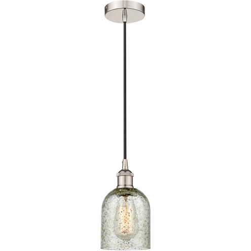 Edison Caledonia 1 Light 5 inch Polished Nickel Mini Pendant Ceiling Light