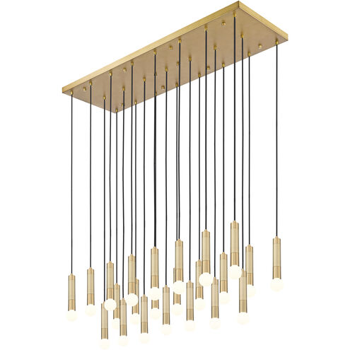 Stari Linear Chandelier Ceiling Light in Modern Gold