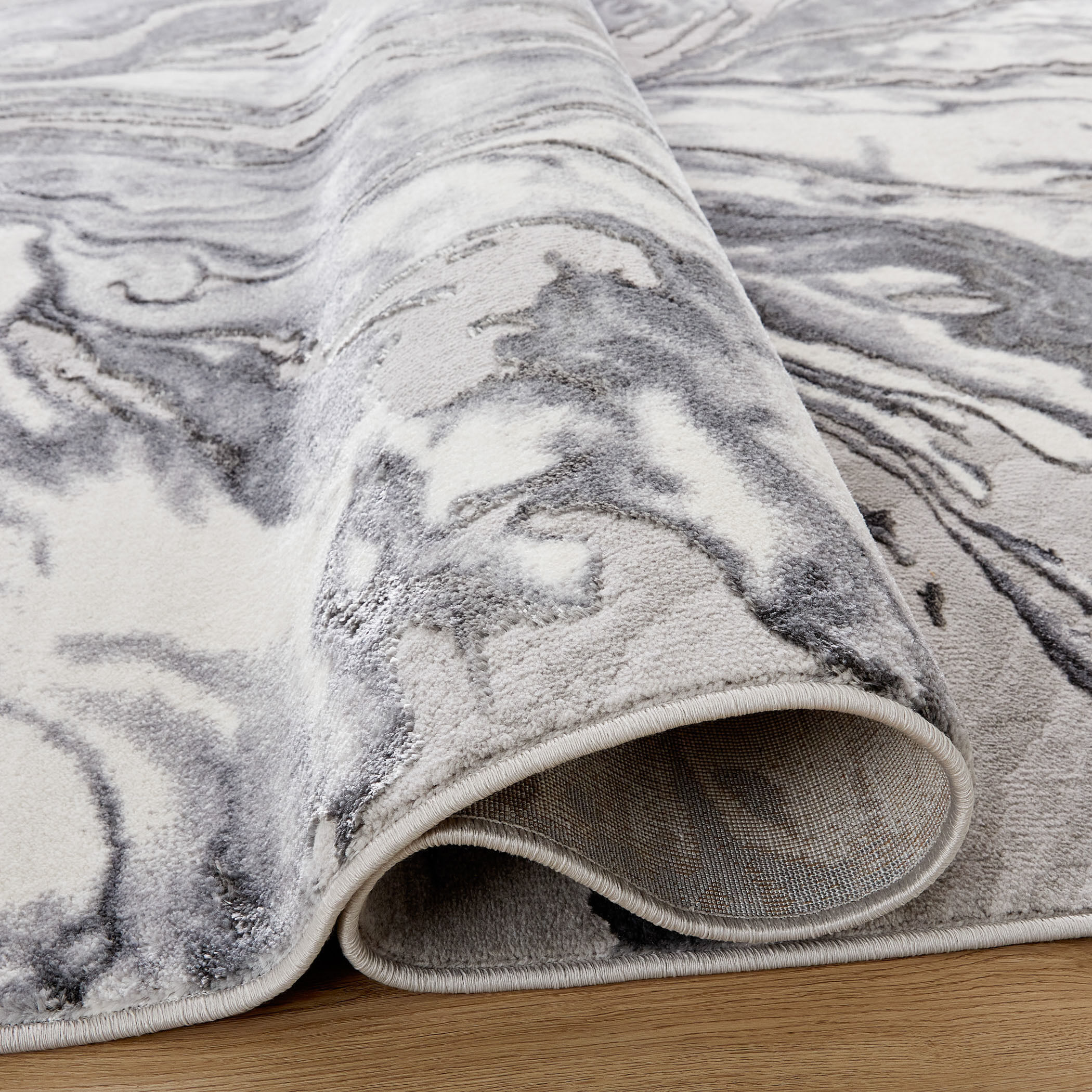 Samira 90 X 63 inch Blue Rug in 5 x 7