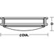 Carlisle LED 24 inch Satin Nickel Flush Mount Ceiling Light