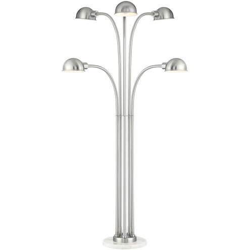 Rowley 66 inch 40.00 watt Brushed Nickel Floor Lamp Portable Light