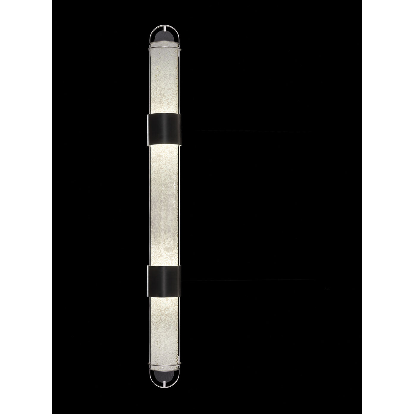 Bond LED 5.5 inch Black and Silver Sconce Wall Light