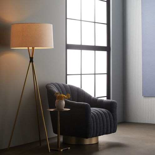 Springsteen Indigo Swivel Chair