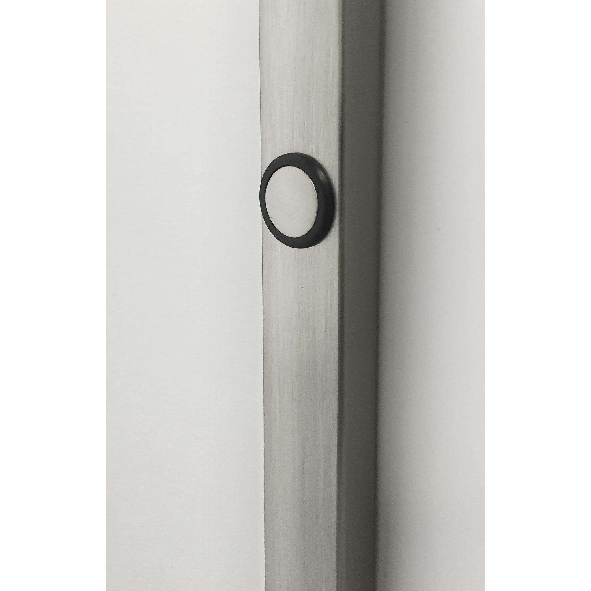 Sonic 91 inch 24 watt Satin Steel Arc Lamp Portable Light