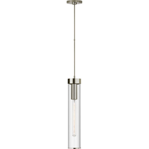 Kelly Wearstler Liaison 1 Light 3.5 inch Polished Nickel Pendant Ceiling Light in Clear Glass