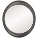 Ellipse 39 X 35 inch Glossy Charcoal Wall Mirror