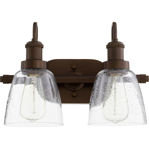 Fort Worth 2 Light 18 inch Oiled Bronze Vanity Light Wall Light