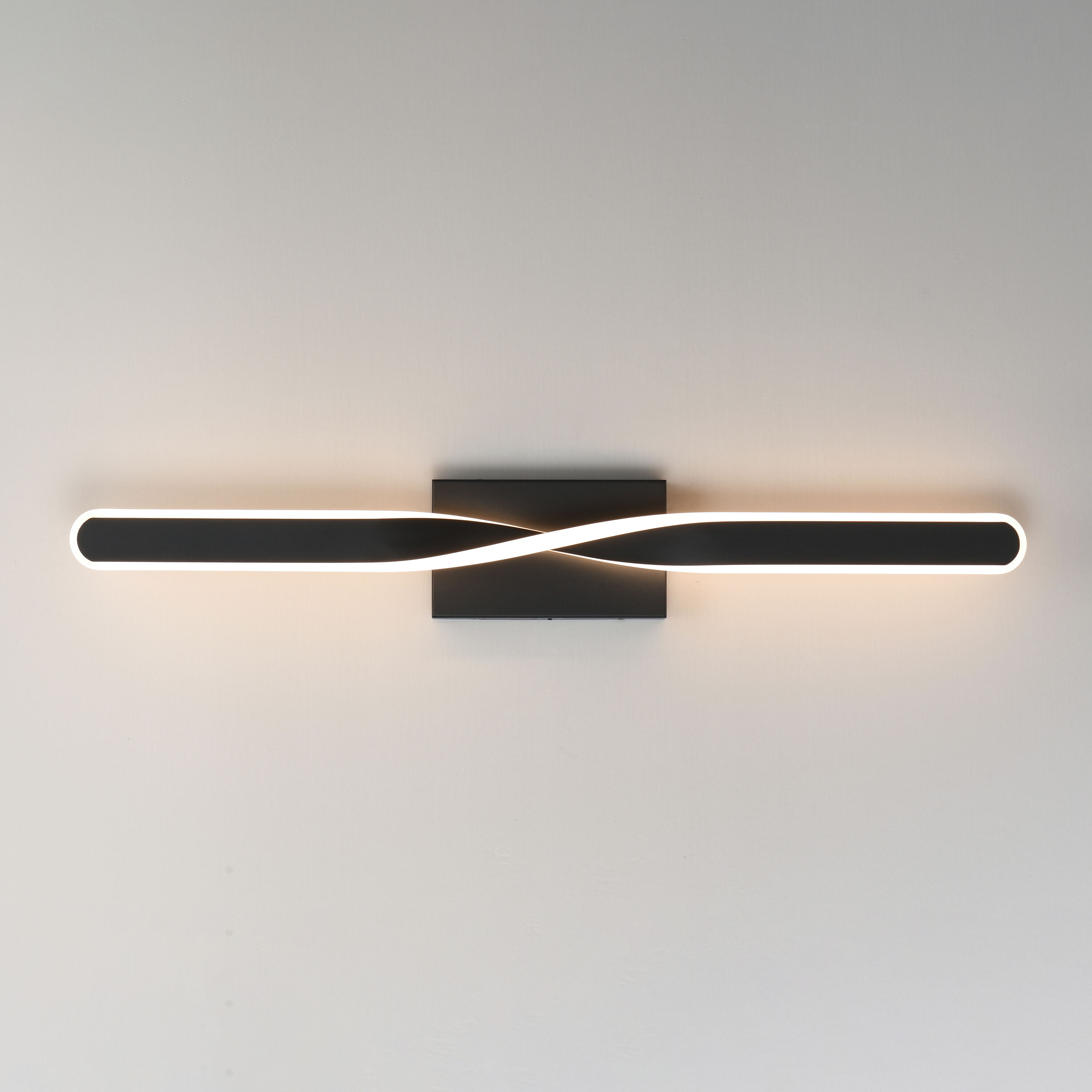 Pirouette LED 32 inch Black Bath Vanity Wall Light