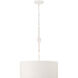 Lodelle 3 Light 19 inch Matte White Pendant Ceiling Light