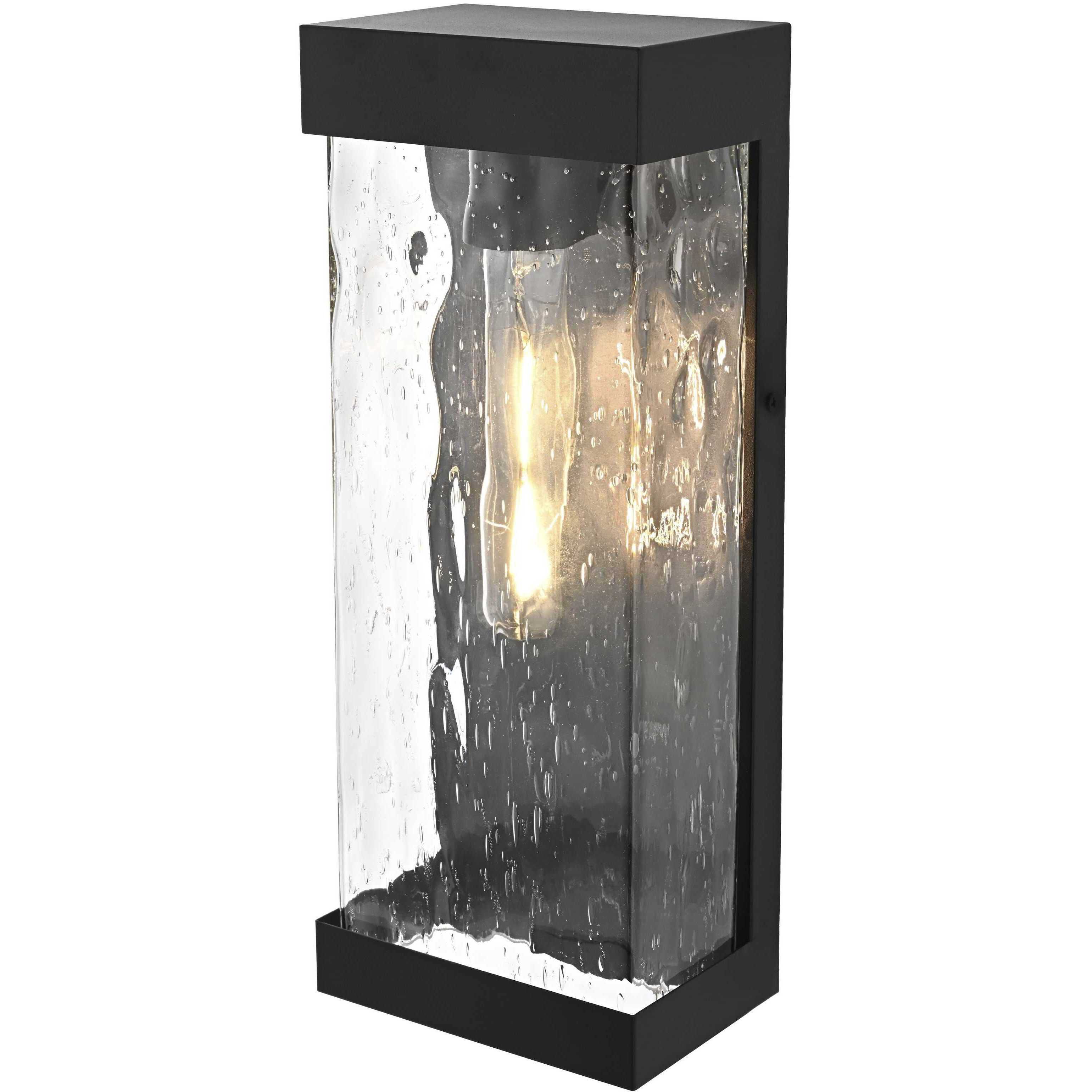 Thompson 1 Light 16 inch Black Outdoor Wall Sconce