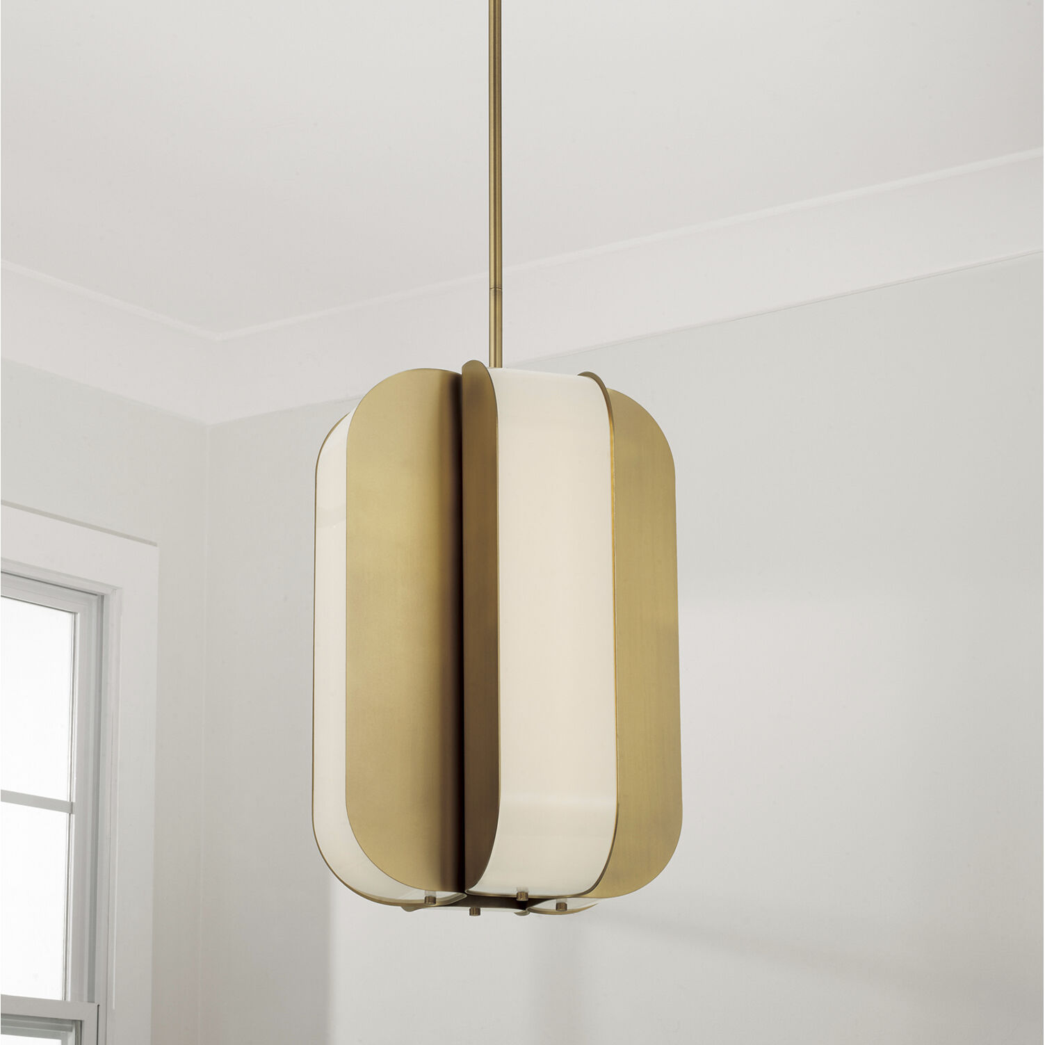 Marcell LED 12 inch Aged Brass Pendant Ceiling Light