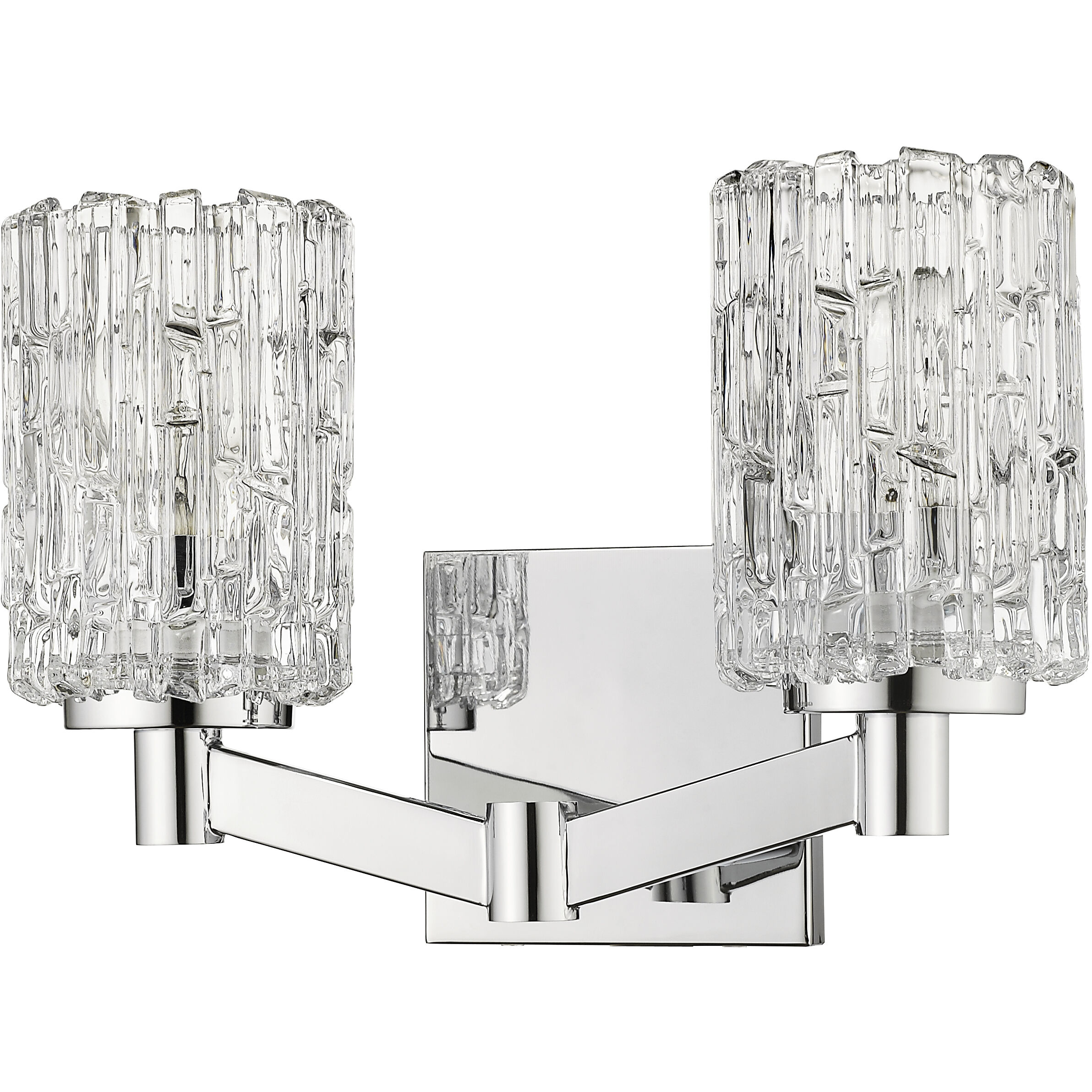 Aubrey 2 Light 13.5 inch Chrome Vanity Wall Light