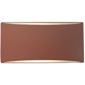 Ambiance 1 Light 10 inch Canyon Clay Wall Sconce Wall Light