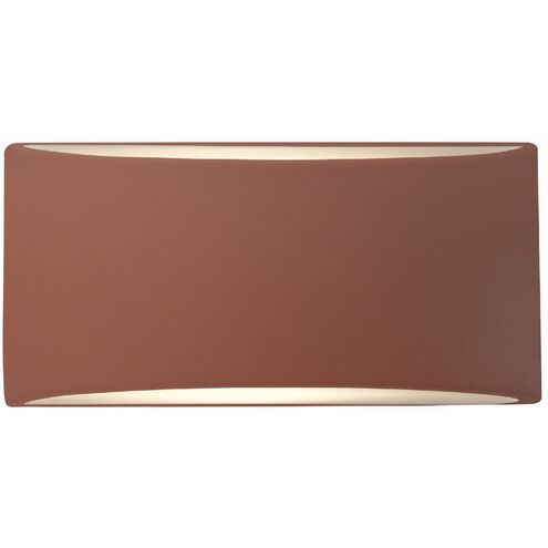 Ambiance 1 Light 10 inch Canyon Clay Wall Sconce Wall Light