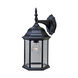 Craftsman 2 1 Light 16 inch Matte Black Exterior Wall Mount