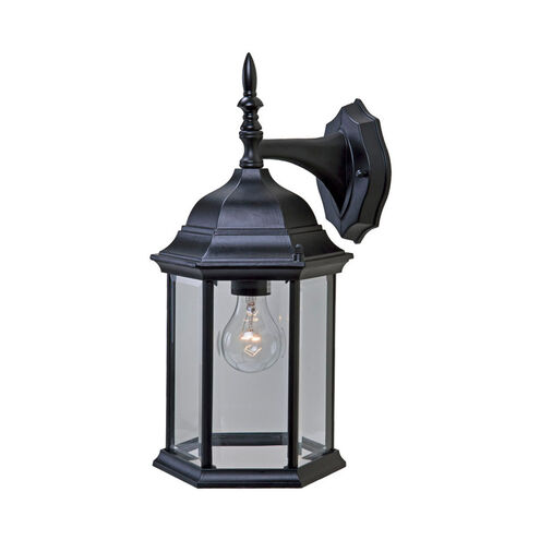 Craftsman 2 1 Light 16 inch Matte Black Exterior Wall Mount