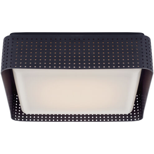 Kelly Wearstler Precision LED 12.5 inch Bronze Square Flush Mount Ceiling Light
