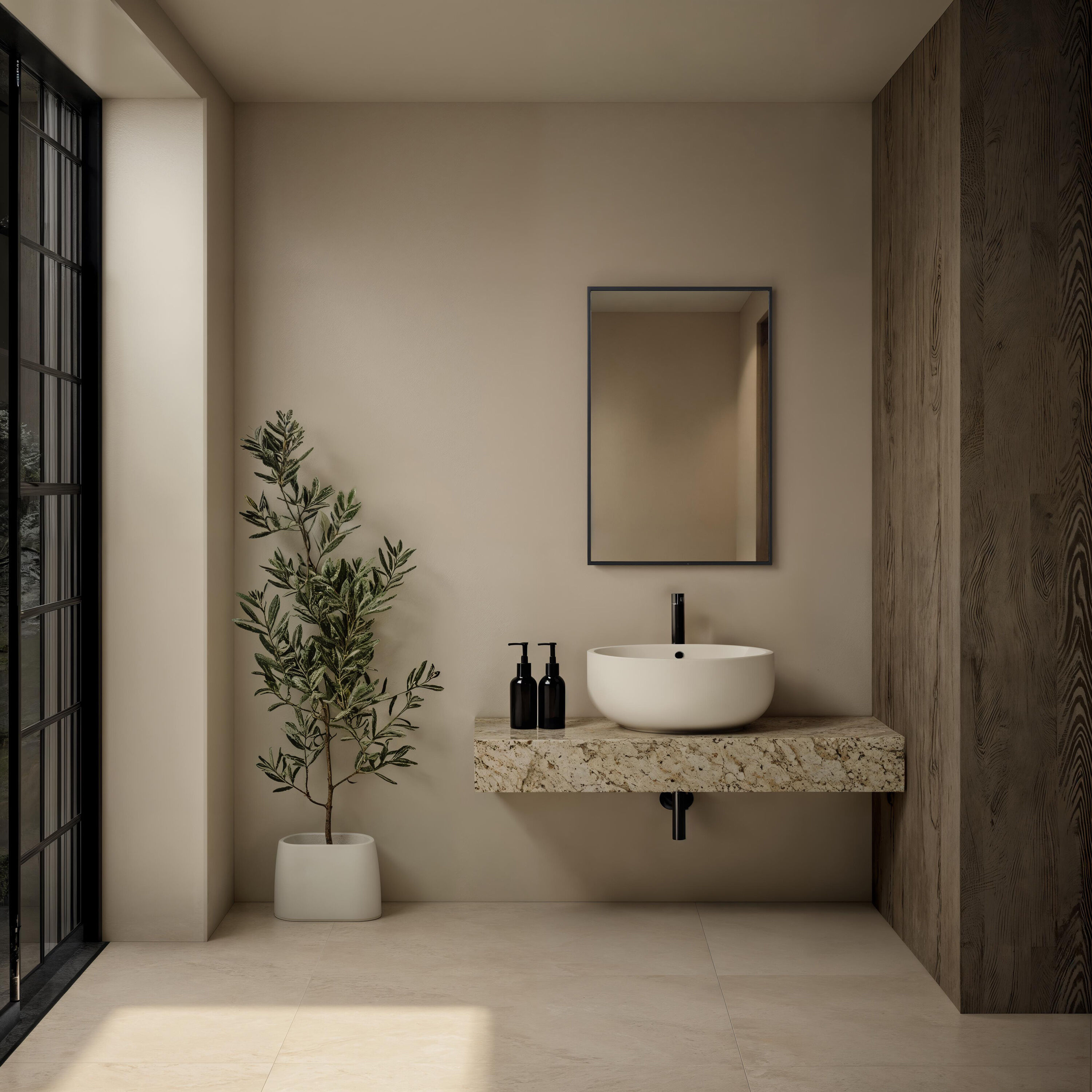 Agata 36 X 24 inch Wall Mirror