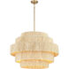 Caviana 6 Light 31 inch Signature Brass Pendant Ceiling Light