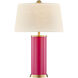 Melissa 29.13 inch 100.00 watt Fuchsia Rose Table Lamp Portable Light, Coco & Dash