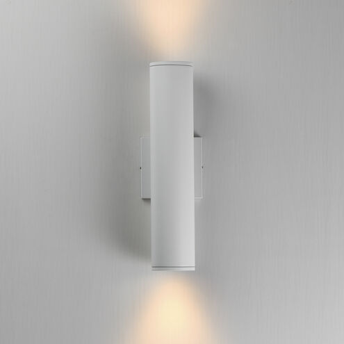 Caldera LED 15 inch White Outdoor Wall Mount