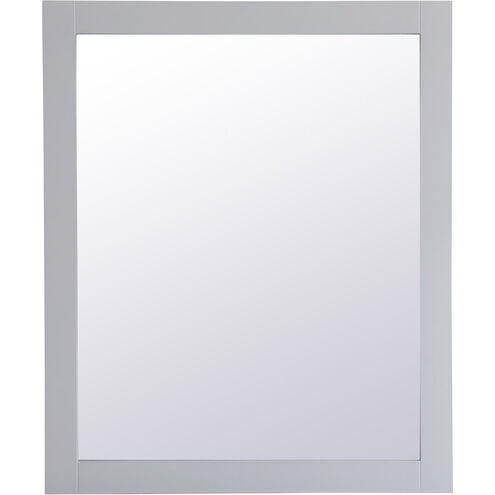 Aqua 36 X 30 inch Grey Wall Mirror